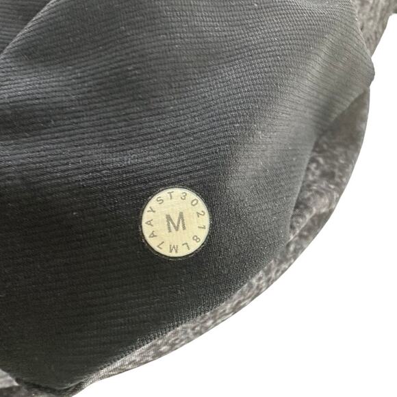 Lululemon Pace Breaker Out Of Mind Short Lined 9" Ocean Spray Ice Grey Black Med - Picture 5 of 6